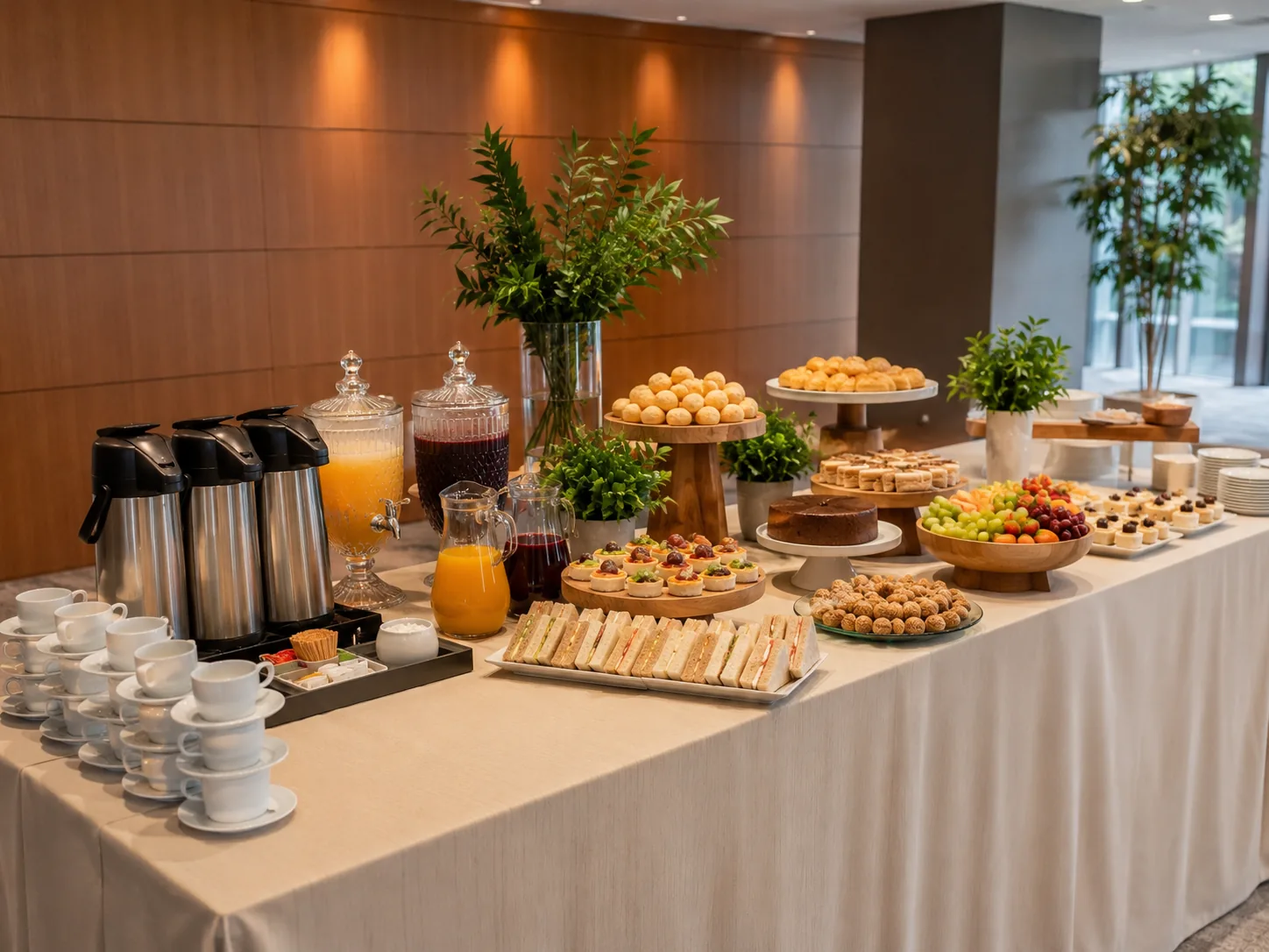 Welcome Coffee em Esteio para eventos com logística planejada.